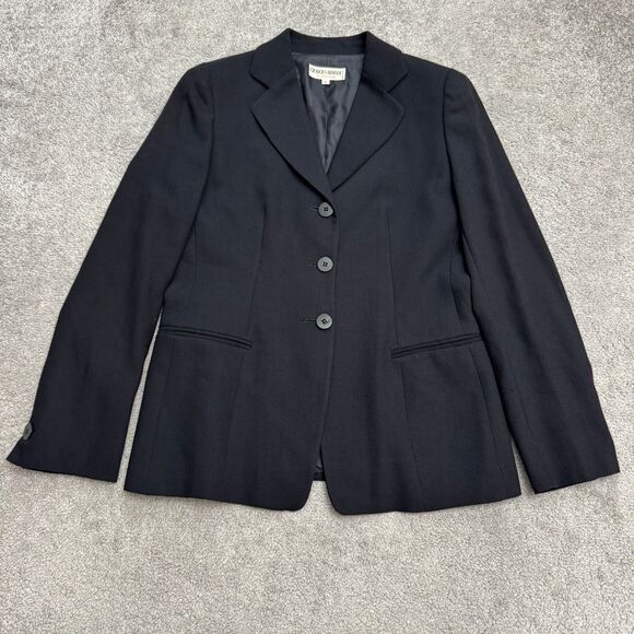 Giorgio Armani Jackets & Blazers - Giorgio Armani Le Collezioni Blazer Jacket Womens 6 Navy Blue Single Breasted